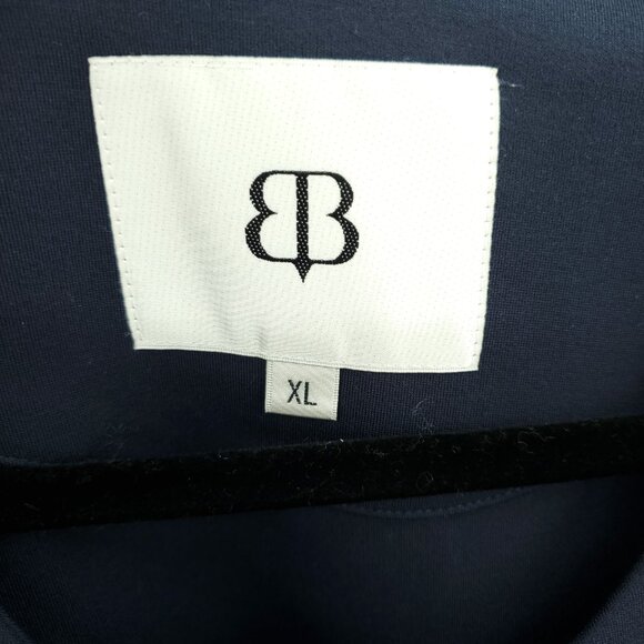 Betabrand Collarless Ponte Button Front Blazer/Jacket XL Navy Blue - Picture 5 of 16